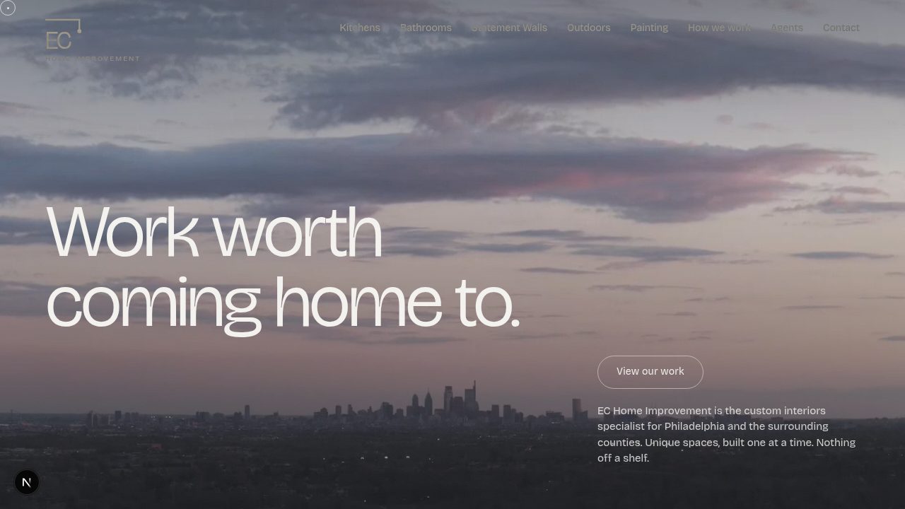 EC Home Improvement website